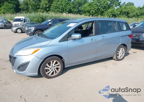 2012 Mazda Mazda5 Sport из США, поврежденный, VIN JM1CW2BL5C0109542